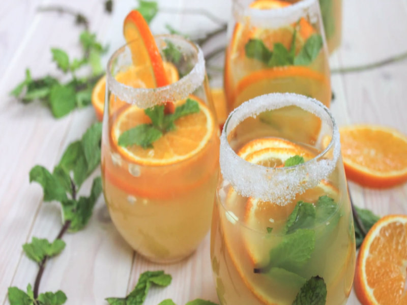 Tangerine Giner Sake Sangria